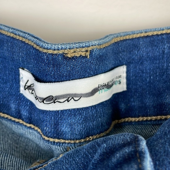 NWOT KanCan Jean Denim Shorts SZ 20 Stars 4th of July Stretch High Rise - Picture 8 of 10